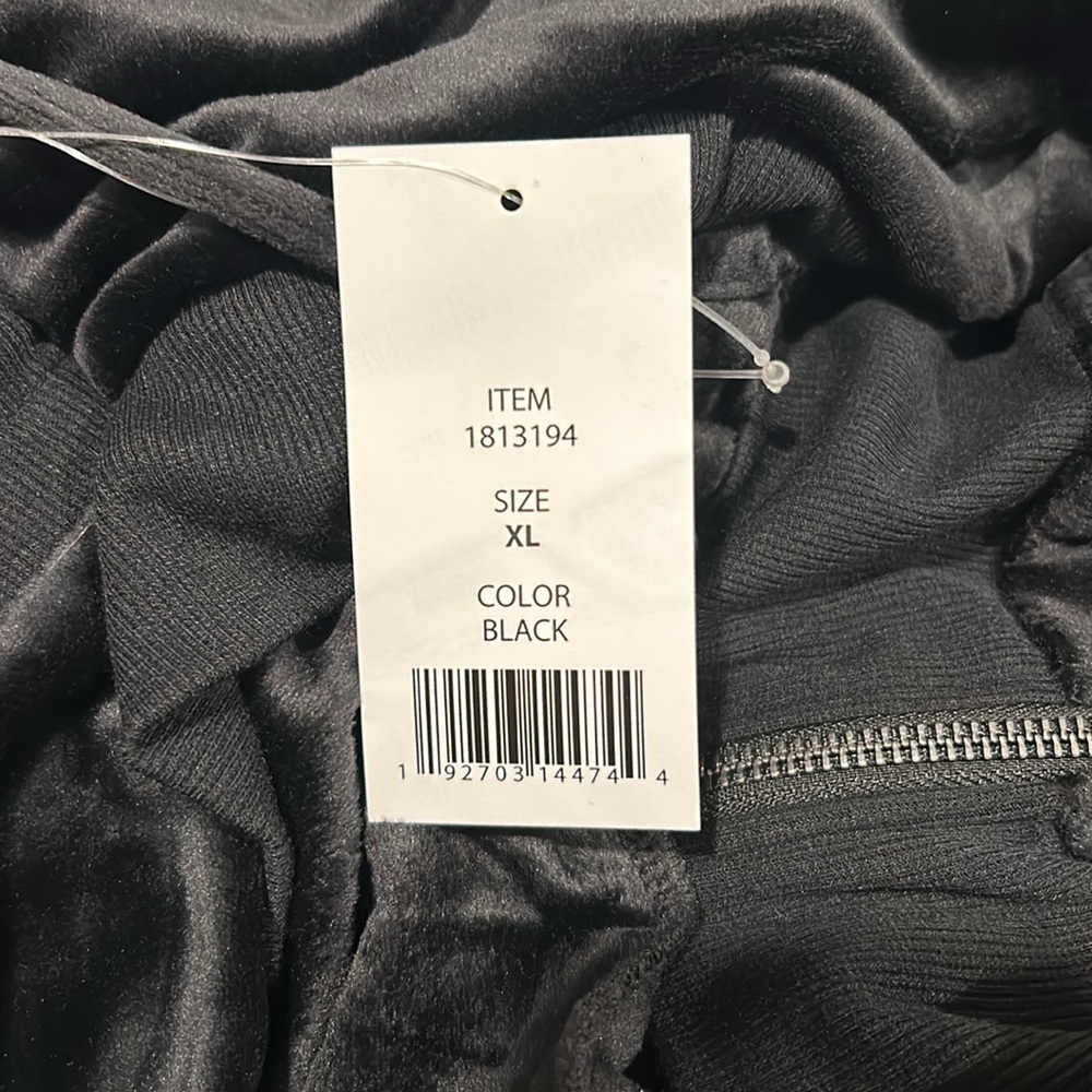 🖤Felina Velour Hoodie and Jogger Set Black Size XL - Picture 5 of 6